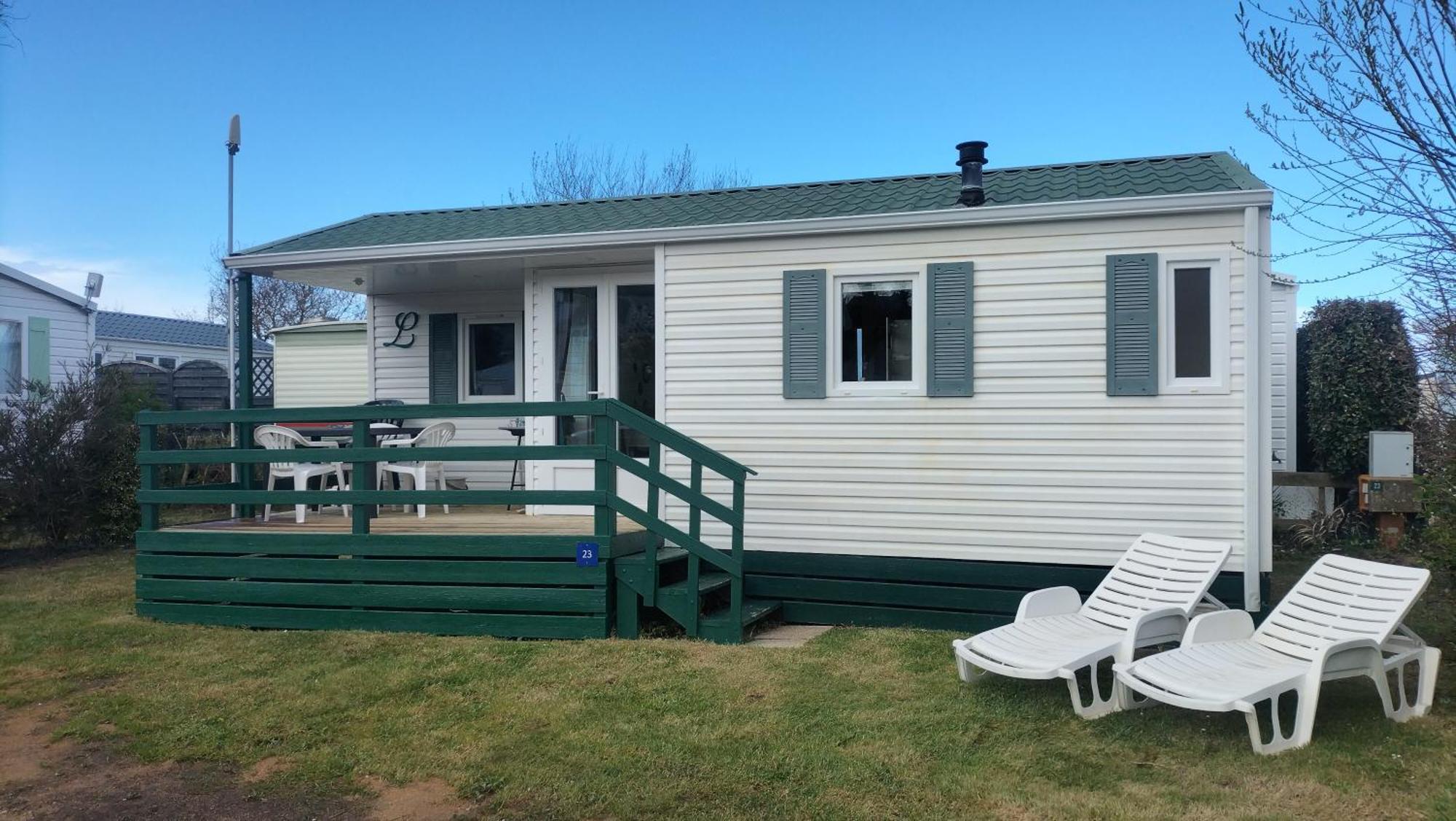 Mobile Home A Louannec Exterior foto